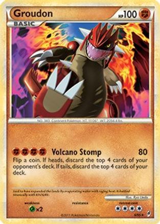 Groudon (Call of Legends) (6/095) [Deck Exclusives] - Rare