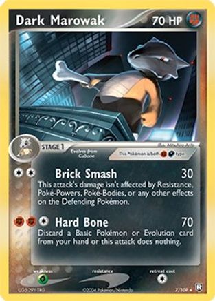 Dark Marowak (EX Team Rocket Returns) (7/109) [Deck Exclusives] - Rare