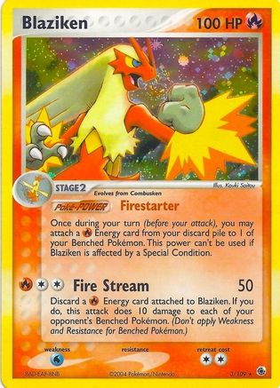 Blaziken (Holo) (3) Holofoil [EX Battle Stadium] - Holo Rare