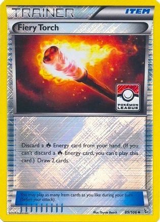 Fiery Torch (Pokemon League) (089/106) Reverse Holofoil [League & Championship Cards] - Promo