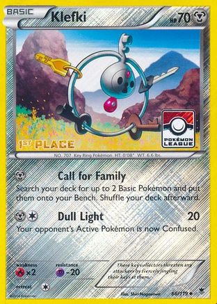 Klefki (Pokemon League) [1st Place] (66/119) Reverse Holofoil [League & Championship Cards] - Promo
