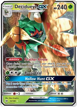 Decidueye GX (012/149) Holofoil [SM Base Set] - Ultra Rare