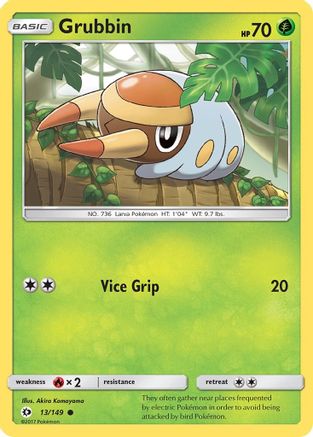 Grubbin (013/149) [SM Base Set] - Common