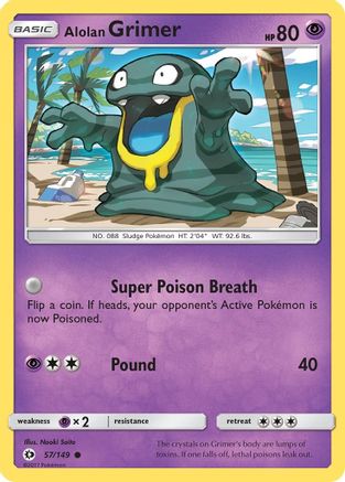 Alolan Grimer (057/149) [SM Base Set] - Common
