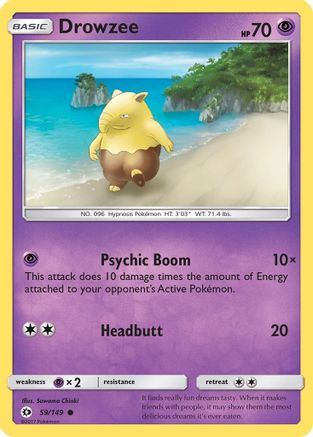 Drowzee (059/149) [SM Base Set] - Common