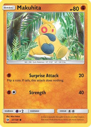 Makuhita (067/149) [SM Base Set] - Common