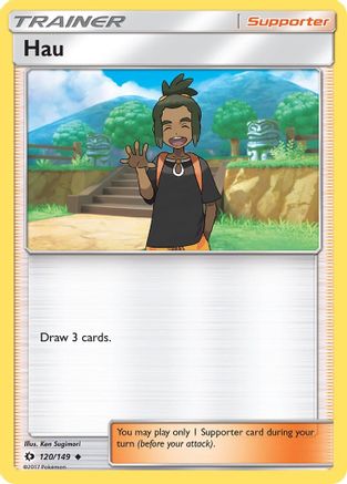 Hau (120/149) [SM Base Set] - Uncommon