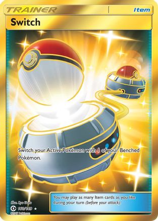 Switch (Secret) (160/149) Holofoil [SM Base Set] - Secret Rare