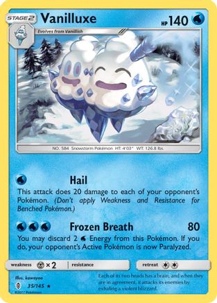 Vanilluxe (35/145) [Guardians Rising] - Rare