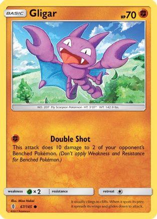Gligar (067/145) [Guardians Rising] - Common