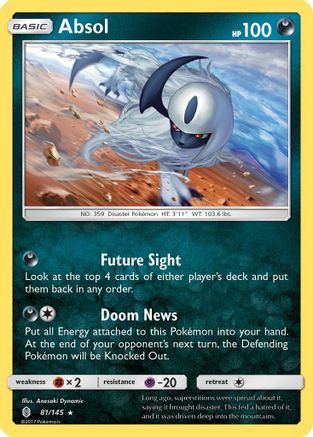 Absol (081/145) Holofoil [Guardians Rising] - Holo Rare