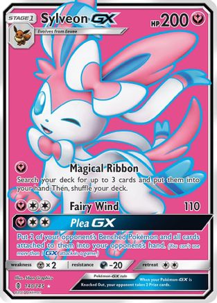 Sylveon GX (Full Art) (140/145) Holofoil [Guardians Rising] - Ultra Rare