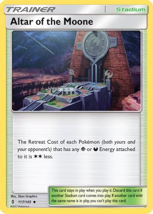 Altar of the Moone (117/145) Reverse Holofoil [Guardians Rising] - Uncommon