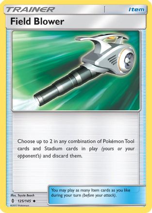 Field Blower (125/145) Reverse Holofoil [Guardians Rising] - Uncommon