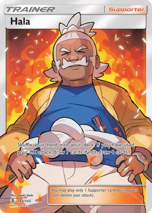 Hala (Full Art) (143/145) Holofoil [Guardians Rising] - Ultra Rare