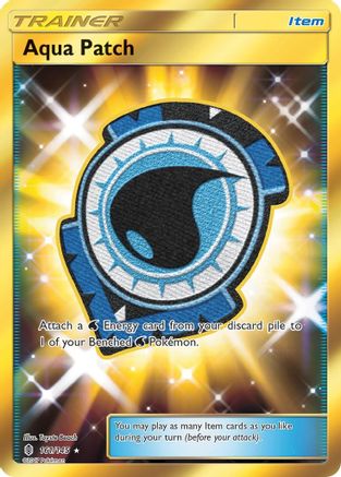 Aqua Patch (Secret) (161/145) Holofoil [Guardians Rising] - Secret Rare