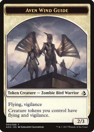 Aven Wind Guide // Hippo Double-Sided Token (AKH-4 // 22) - Amonkhet