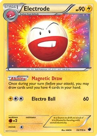 Electrode (BW Plasma Freeze) (033/116) [Deck Exclusives] - Rare