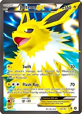 Jolteon EX (28a/83) Holofoil [Alternate Art Promos] - Promo