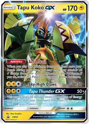 Tapu Koko GX (SM33/248) Holofoil [SM Promos] - Promo