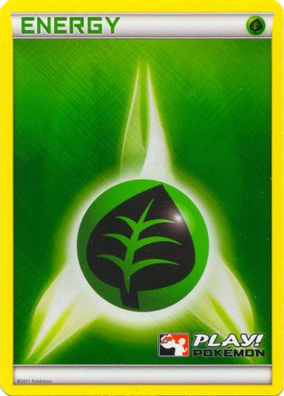 Grass Energy (2011 Play! Pokemon) Holofoil [League & Championship Cards] - Promo