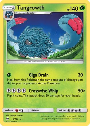 Tangrowth (8/147) [Burning Shadows] - Rare
