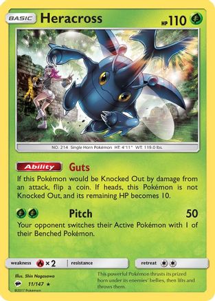 Heracross (011/147) [Burning Shadows] - Rare