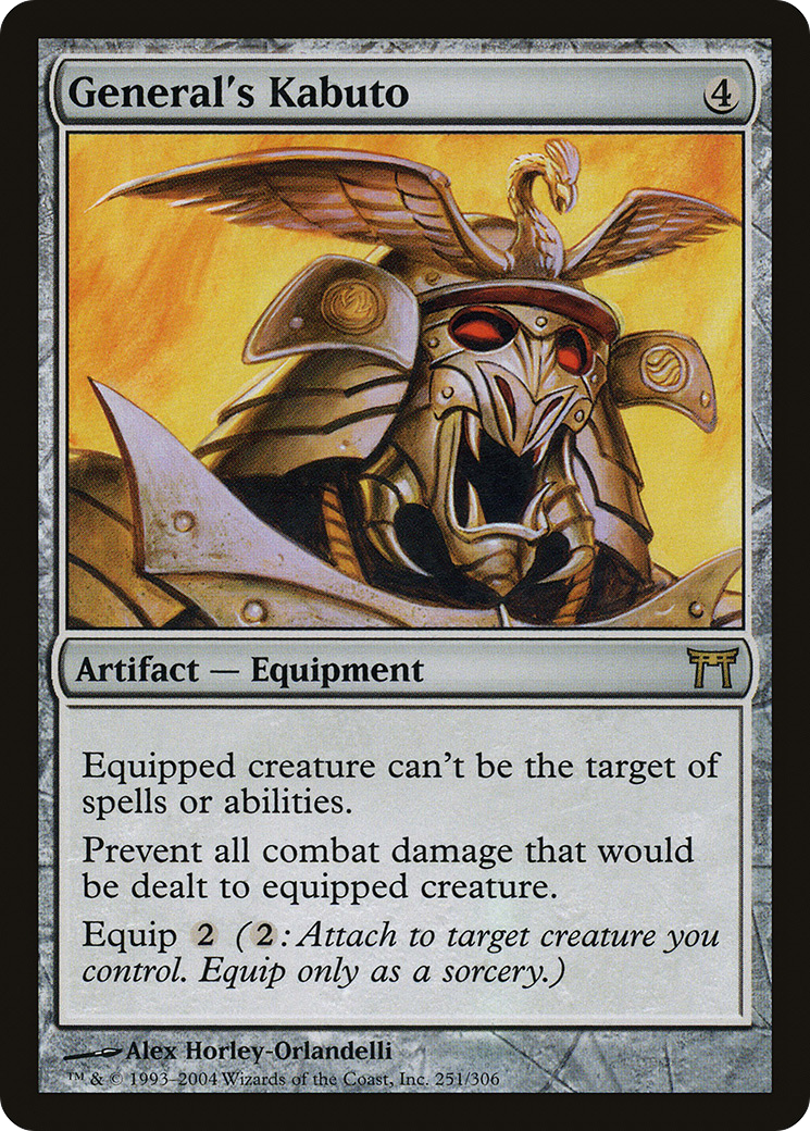 General's Kabuto (CHK-251) - Champions of Kamigawa