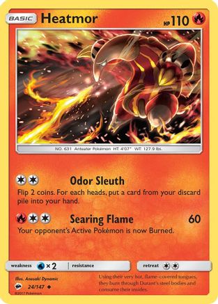 Heatmor (024/147) [Burning Shadows] - Uncommon