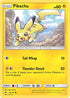 Pikachu 040  - Reverse Holofoil SM  Burning Shadows - Common