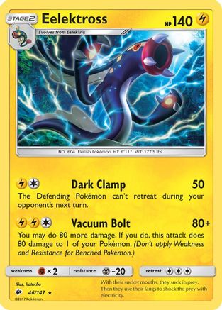 Eelektross (46/147) [Burning Shadows] - Rare