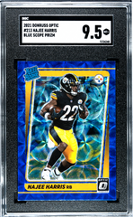 2021 Donruss Optic Blue Scope Prizm #213 Najee Harris SGC 9.5 (Rookie) | Eastridge Sports Cards