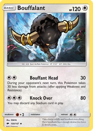 Bouffalant (108/147) [Burning Shadows] - Uncommon