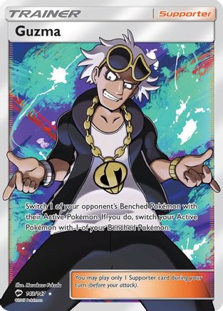 Guzma (Full Art) (143/147) Holofoil [Burning Shadows] - Ultra Rare