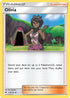 Olivia 119  - Reverse Holofoil SM  Burning Shadows - Uncommon