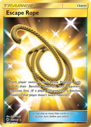 Escape Rope (Secret) (163/147) Holofoil [Burning Shadows] - Secret Rare