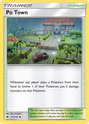Po Town (121/147) [Burning Shadows] - Uncommon