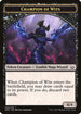 Champion of Wits // Warrior Double-Sided Token (HOU-2 // 17) - Hour of Devastation