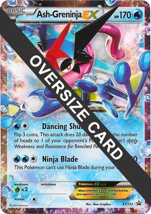 Ash-Greninja EX - XY133 (XY Black Star Promos) (XY133) Holofoil [Jumbo Cards] - Promo