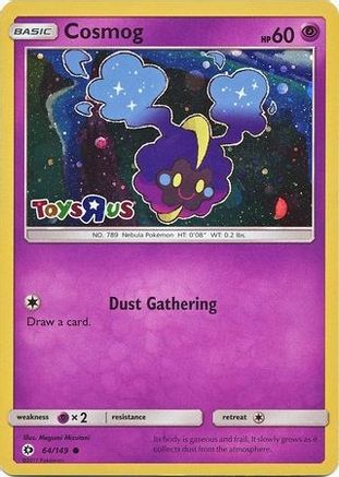 Cosmog (Toys R Us Promo) (064/149) Holofoil [Miscellaneous Cards & Products] - Promo