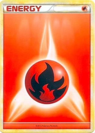Fire Energy (2010 Unnumbered HGSS Style Non-Holo) [League & Championship Cards] - Promo