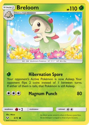 Breloom (005/73) [Shining Legends] - Common