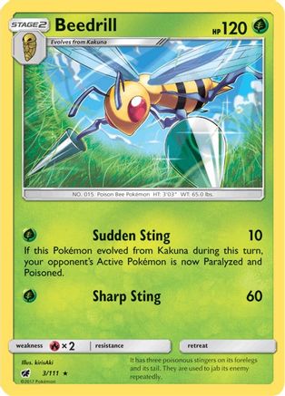 Beedrill (3/111) [Crimson Invasion] - Rare