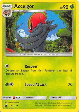 Accelgor (009/111) [Crimson Invasion] - Uncommon