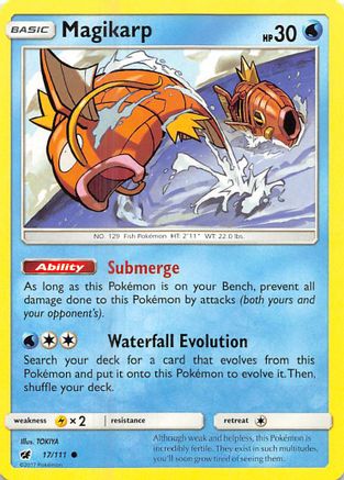 Magikarp (017/111) Reverse Holofoil [Crimson Invasion] - Common