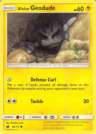 Alolan Geodude (032/111) [Crimson Invasion] - Common