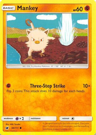 Mankey (050/111) [Crimson Invasion] - Common