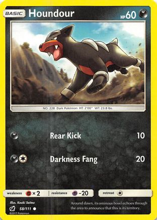 Houndour (058/111) [Crimson Invasion] - Common