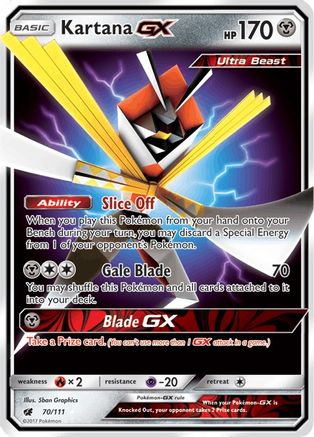Kartana GX (070/111) Holofoil [Crimson Invasion] - Ultra Rare