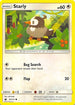 Starly 081  - Reverse Holofoil SM  Crimson Invasion - Common